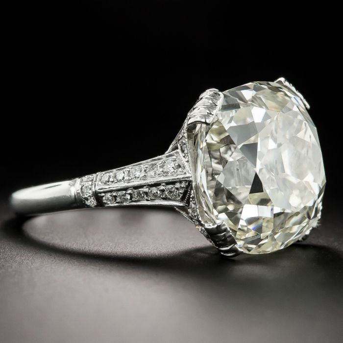 kleuring Rondsel Politieagent Art Deco 18.86 Carat Diamond Engagement Ring - GIA O-P SI2 - Art Deco  Engagement Rings - Antique & Vintage Engagement Rings