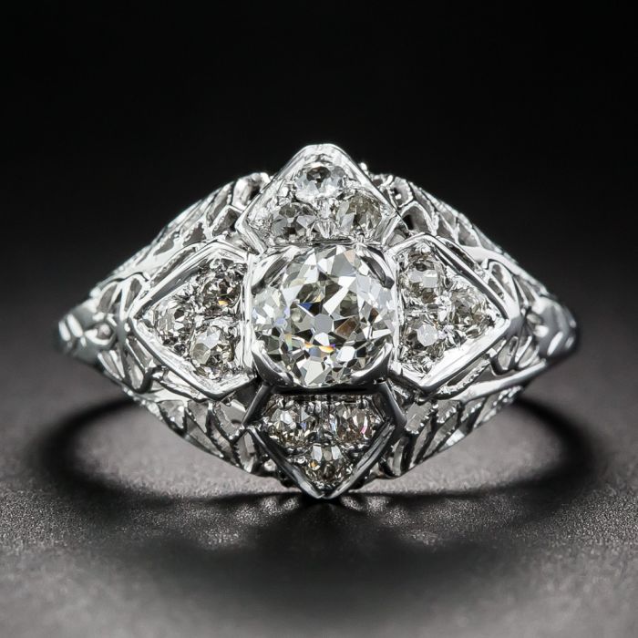 Festive diamond ring Classic 23 white gold 0,50 ct 686-050-VK -  watchesonline.com