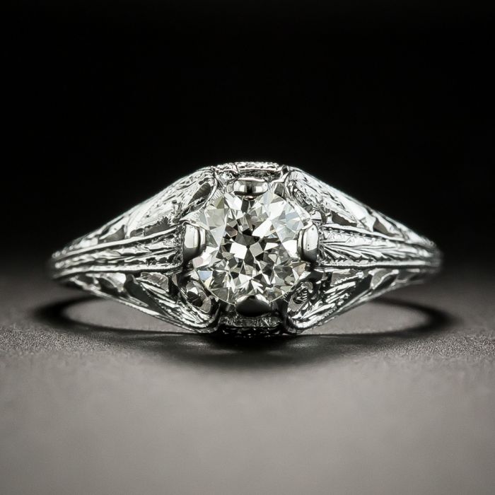 2.21 ct. Art Deco Engagement Ring – Harold Stevens