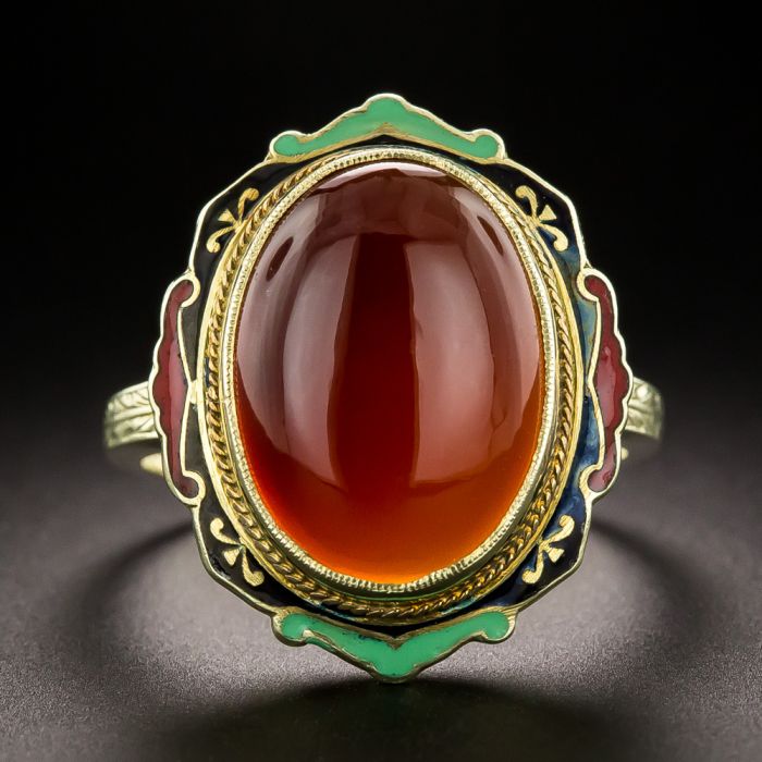 Carnelian Ring at Rs 924 | Gemstone Sterling Silver Ring in Jaipur | ID:  4326578655
