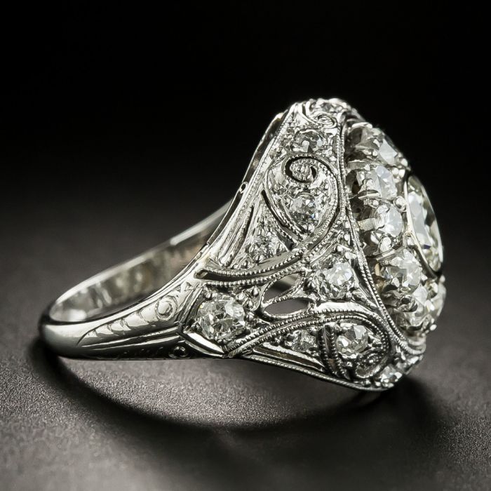 Diamond cigar hot sale band ring