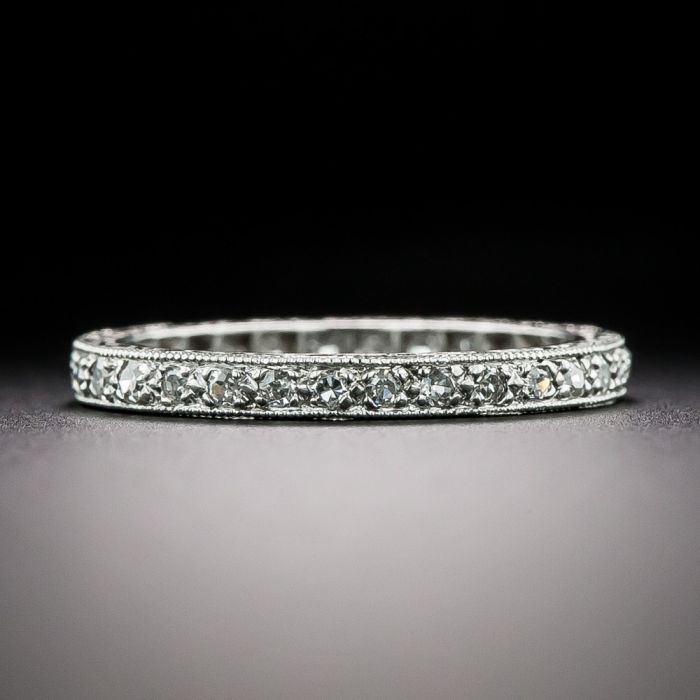 Art Deco Diamond Eternity Band Size 6