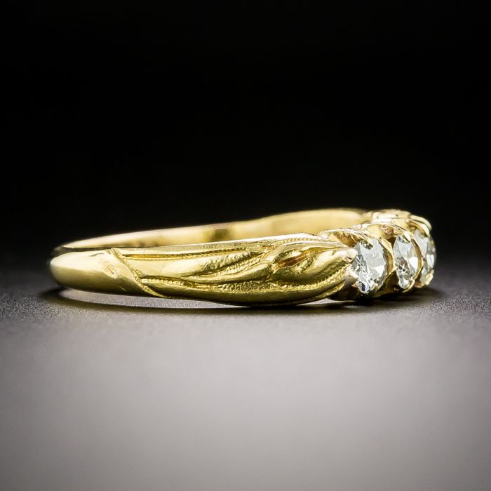 Art nouveau deals wedding band