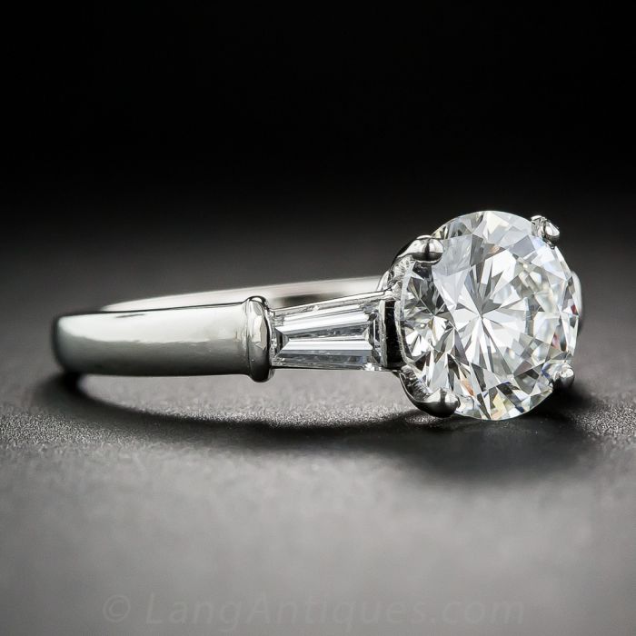 Bulgari  Carat Platinum and Diamond Engagement Ring