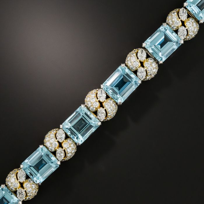 cartier aquamarine bracelet