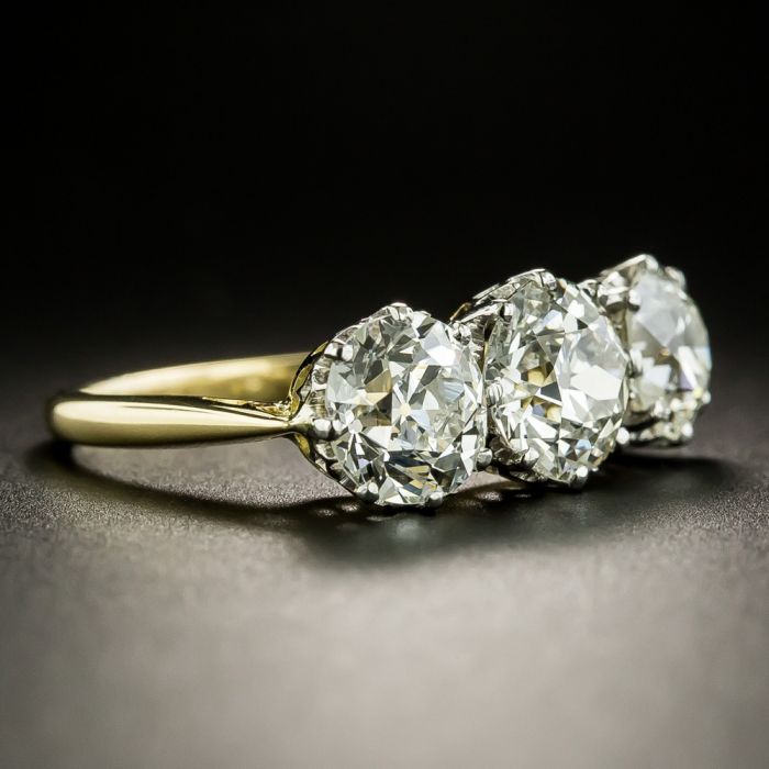 3.Ct Cushion Cut Diamond Engagement Ring & Bridal Matching Band Set In 14k  White Gold – DiamondLoops