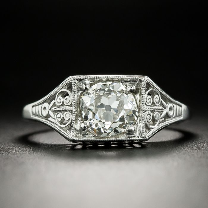 1920s vintage art on sale deco engagement rings