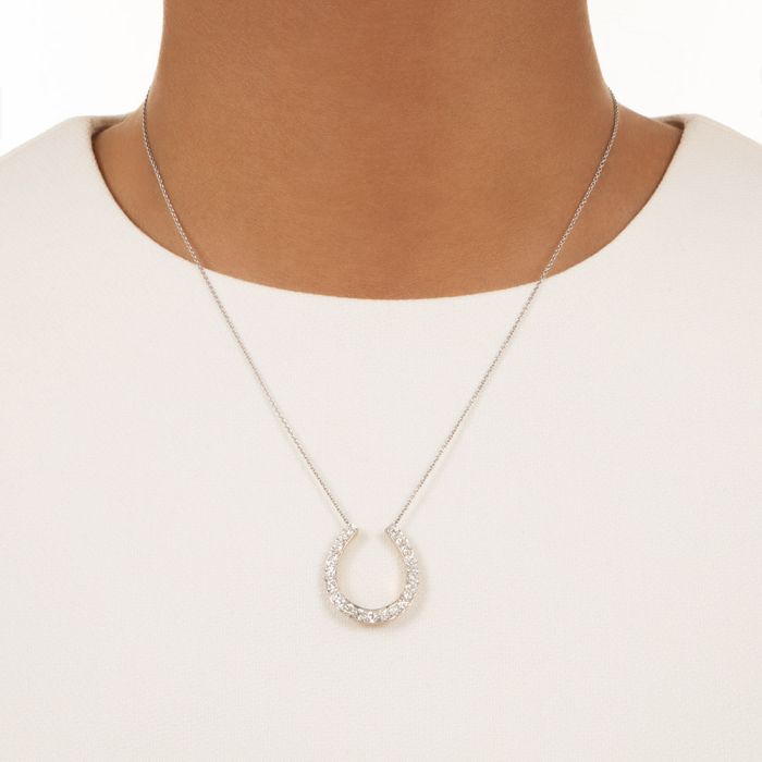 TIFFANY & CO.] Tiffany Horse Shoe Silver 925 Ladies Necklace – KYOTO  NISHIKINO