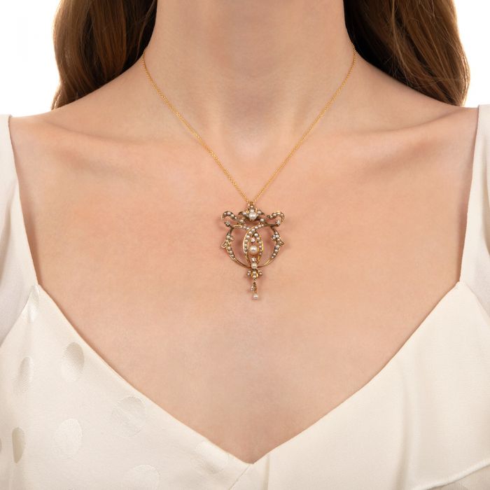 Disney Rapunzel Inspired Diamond Pendant Necklace