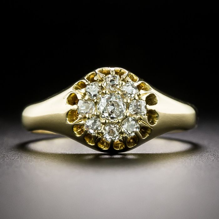 Victorian discount cluster ring