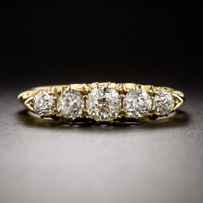 SOLD--Art Deco Diamond .60ct Filigree Engagement Ring 14k, Poland c. 1 –  Bavier Brook Antique Jewelry