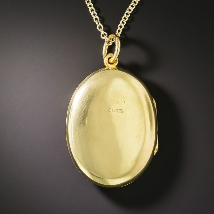 Victorian gold locket hot sale