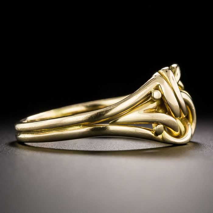 Cornish love sales knot ring