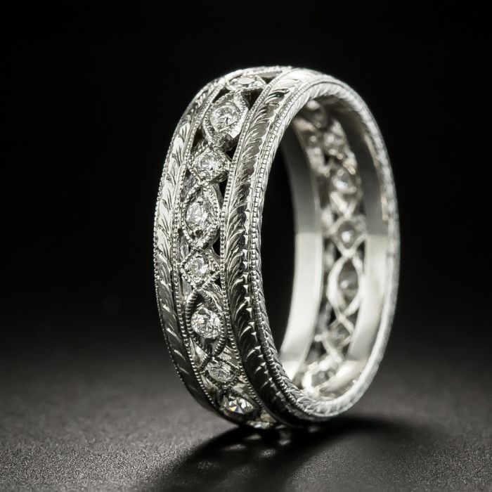 Engraved eternity ring outlet