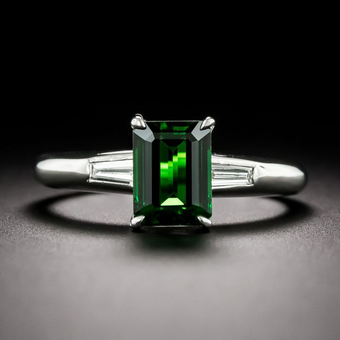 China Genuine Green Tsavorite Diamond Engagement Ring Manufacturers &  Suppliers - Fay Jewelry