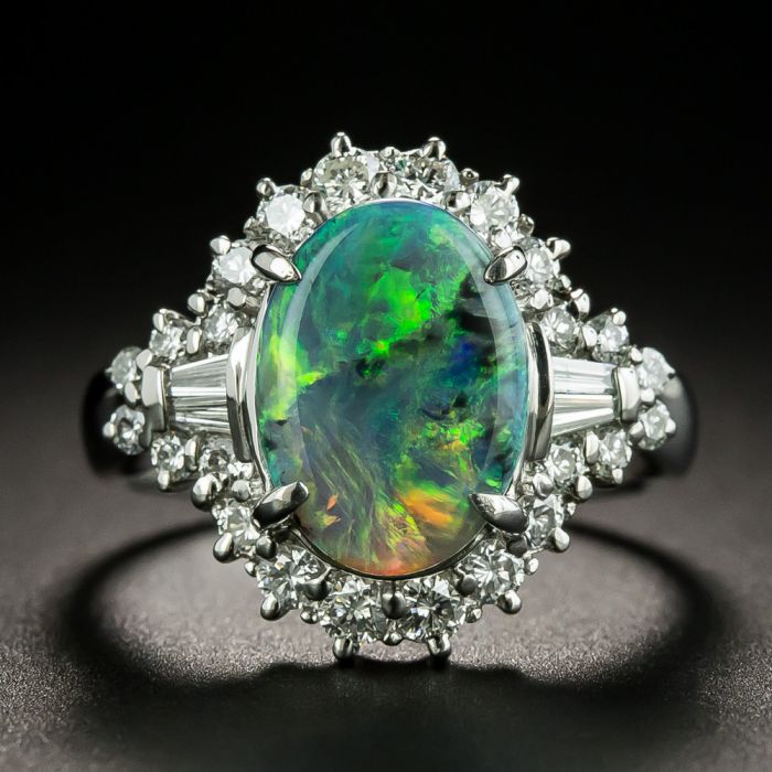 Get the Perfect Black Opal Engagement Rings | GLAMIRA.in