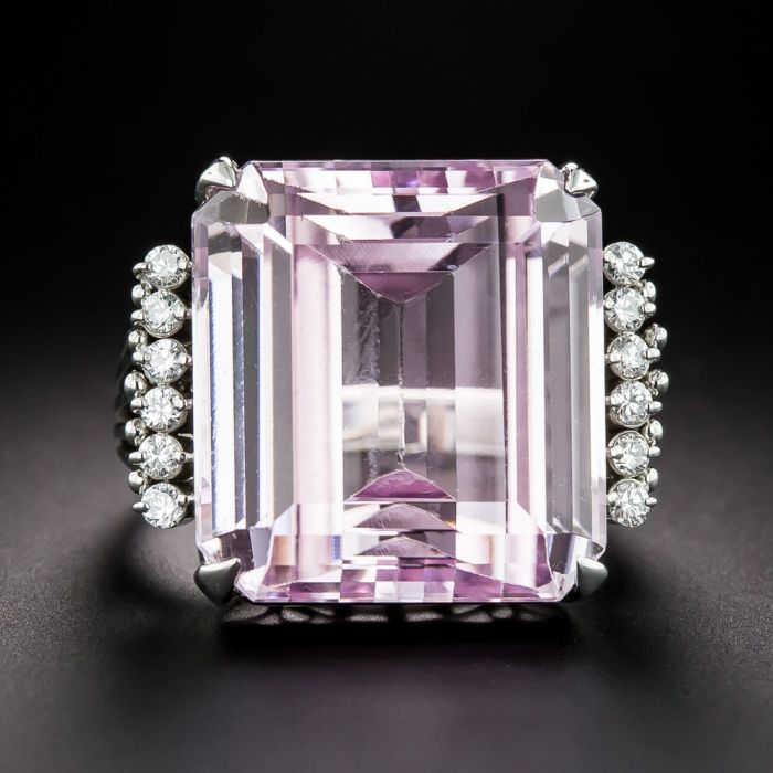 Luxury by Rene Hernandez Lavender Jade Ring 040126 - Sami Fine Jewelry