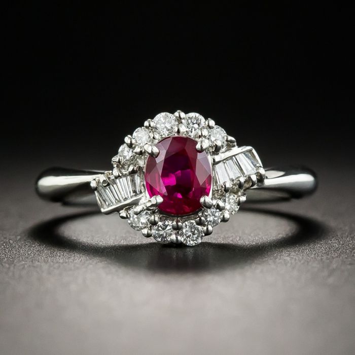 Half deals carat ruby