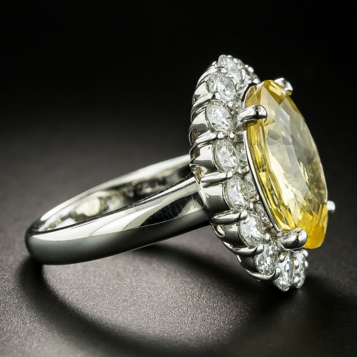 Yellow Sapphire Valentino Ring - Intini Jewels