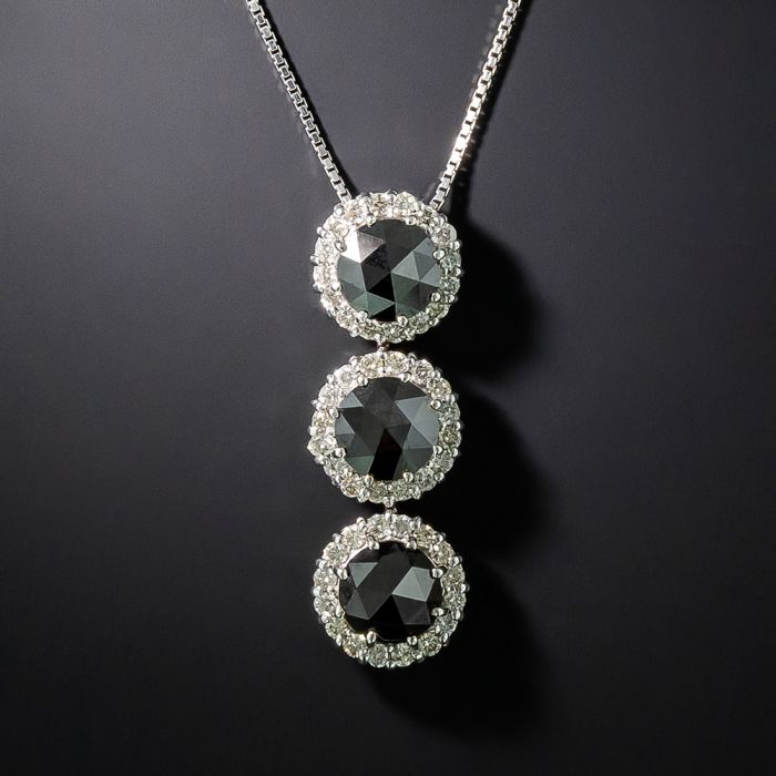 Trio Diamond Necklace – Blue Moon & Co