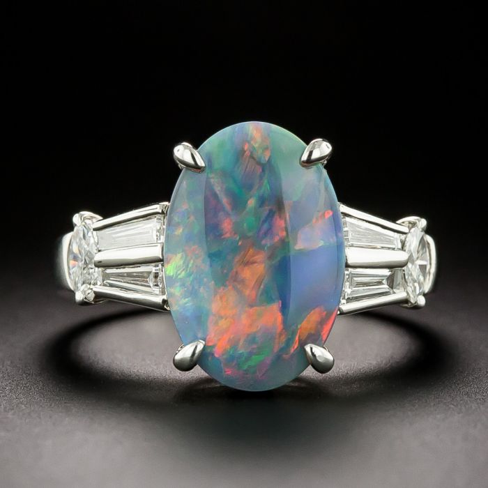 Opal deals baguette ring