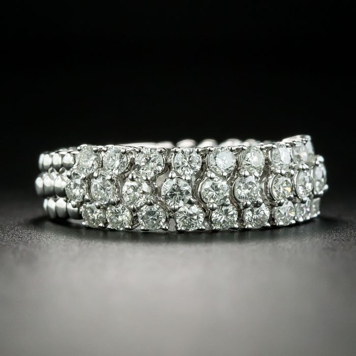 Flexible diamond hotsell wedding band
