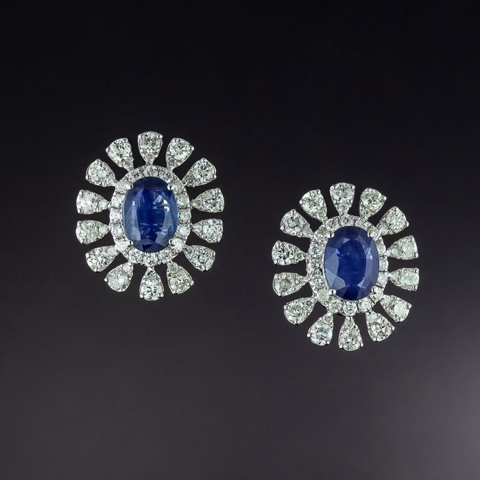 estate sapphire earrings