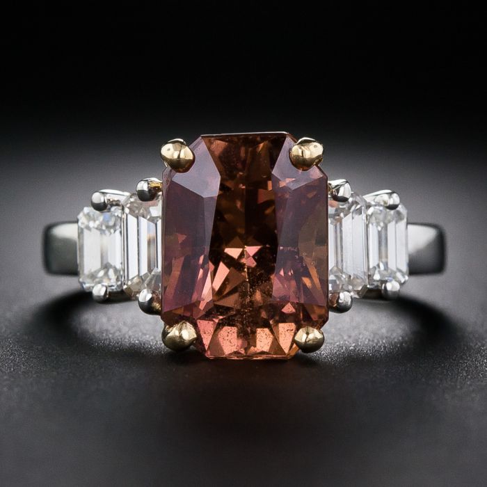 Brown deals sapphire ring