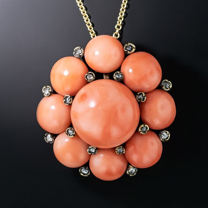 Vintage 4-strand CORAL NECKLACE With Pre-1950s Chinese Silver Clasp - Etsy