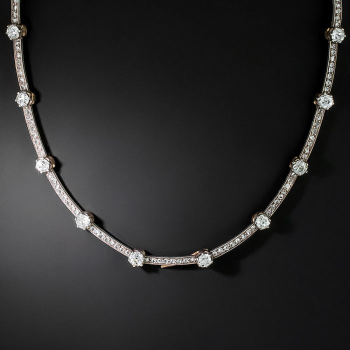 Heart Shape Diamond Station Necklace - 998A0LCADTSNKWG – Lafayette Jewelers