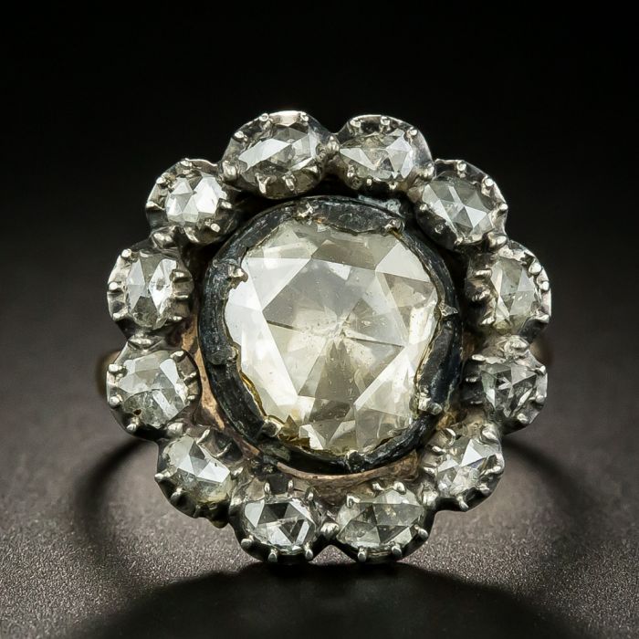 Georgian Diamond Ring Dutch Rose Cut Diamond Ring | JewelConscious