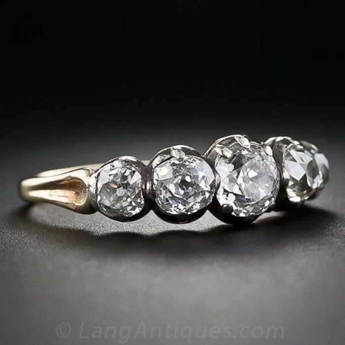 Georgian Diamond Ring For Sale at 1stDibs
