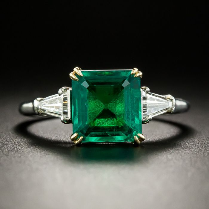 harry winston gem 1 97 carat emerald and diamond ring minor enhancement 2 30 1 12372