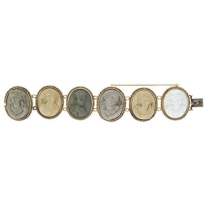 lava cameo bracelet