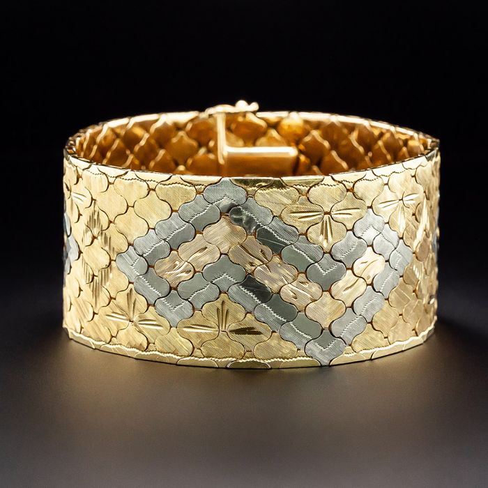 Vintage Italian Gold Bracelet  Sedgwicks Jewellery