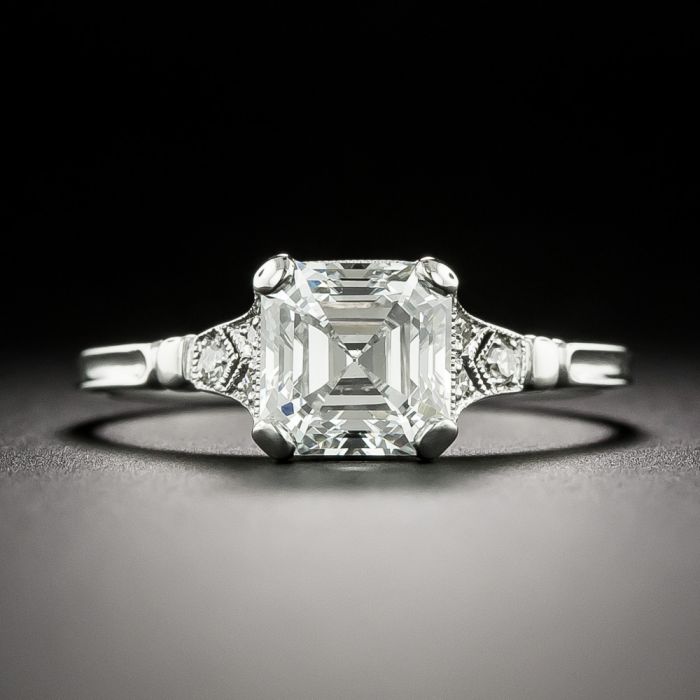 Vintage Engagement Rings - Estate Diamond Jewelry | Asscher cut diamond  engagement ring, Asscher cut engagement ring vintage, Estate diamond jewelry
