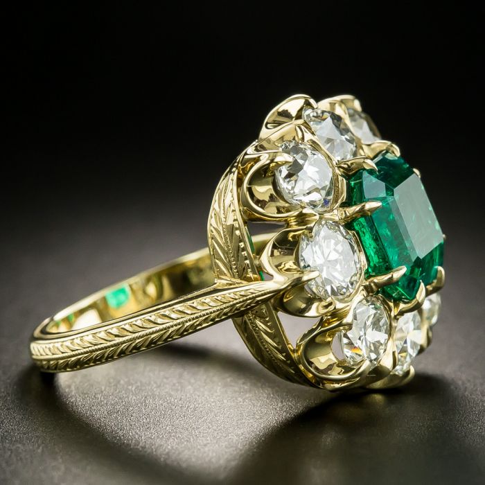 Platinum 1.73ctw Round Diamond Engagement Ring Setting