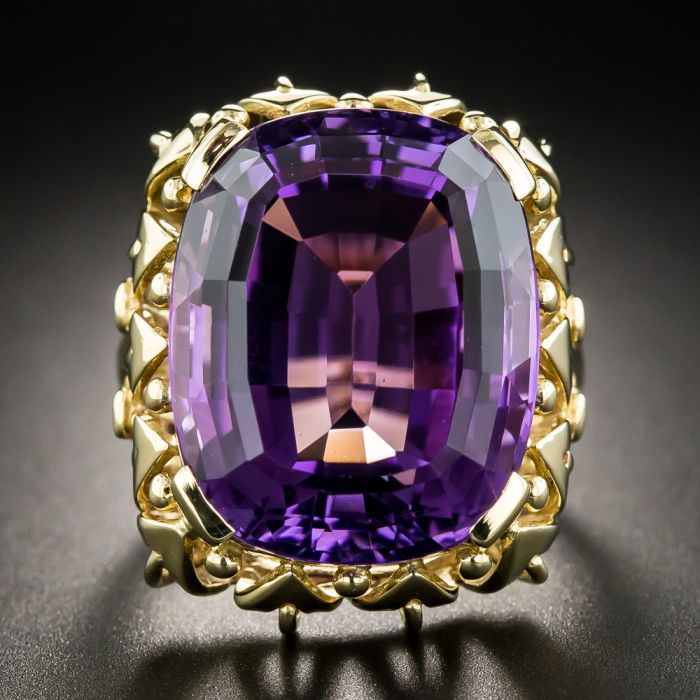 Vintage amethyst rings for sale online