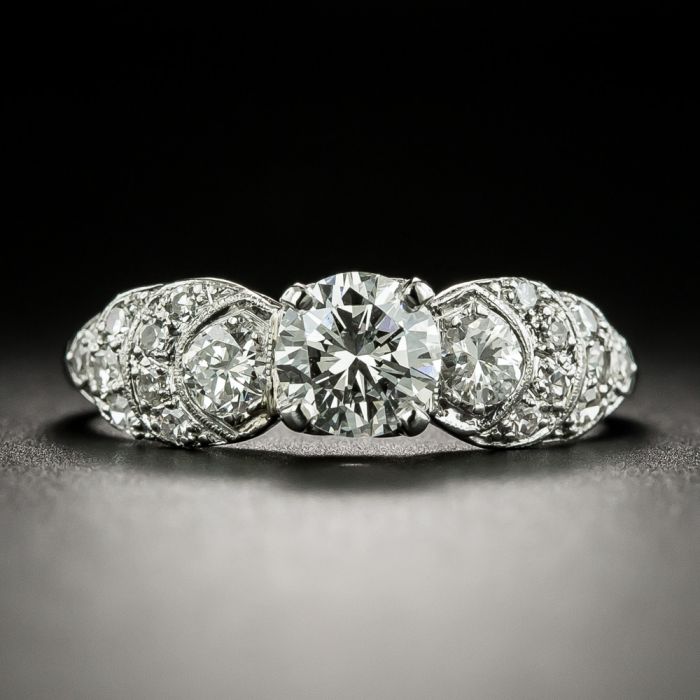 1.25 carat 3 stone diamond ring