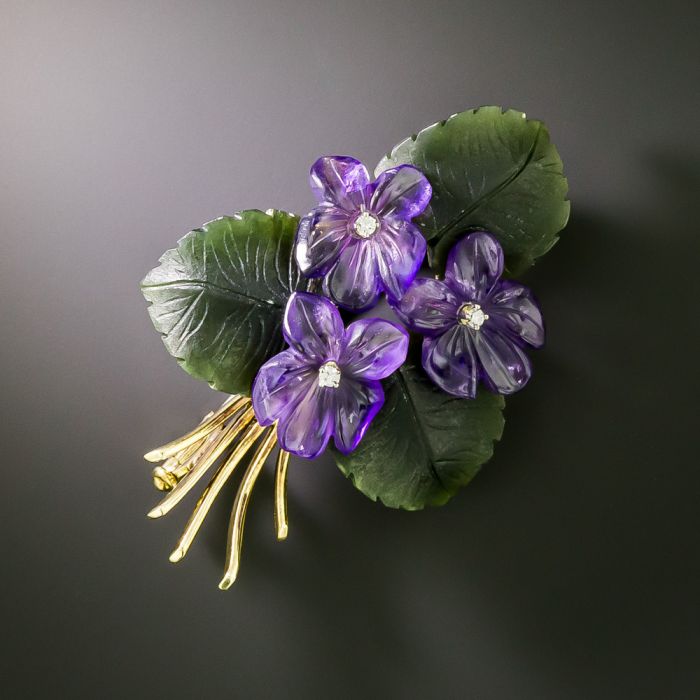Floral brooch outlet