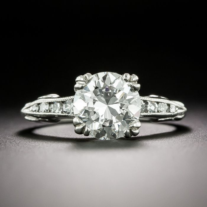 Vintage Mid Century Diamond Wedding Ring