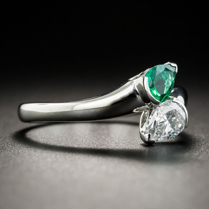 Modern 2024 emerald ring