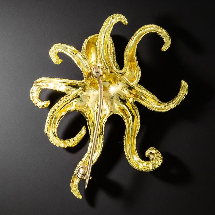 Octopus brooch on sale