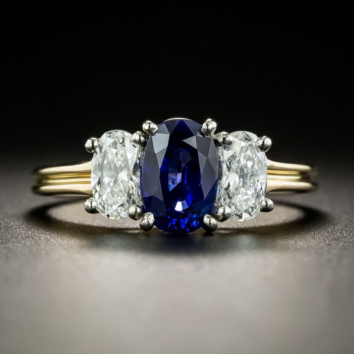 Vintage Oscar Heyman Sapphire Diamond 18k Yellow Gold Ring – Jack Weir &  Sons