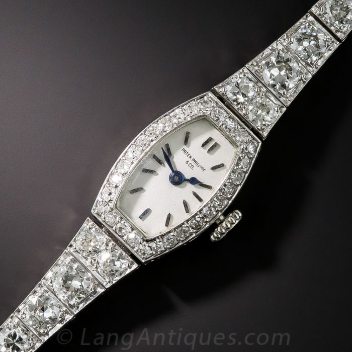 Patek philippe all diamond on sale watch