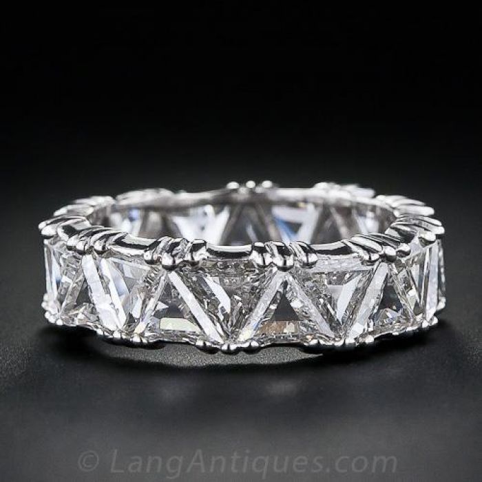 Trillion Three-Stone Diamond Engagement Ring • Brooks Diamonds