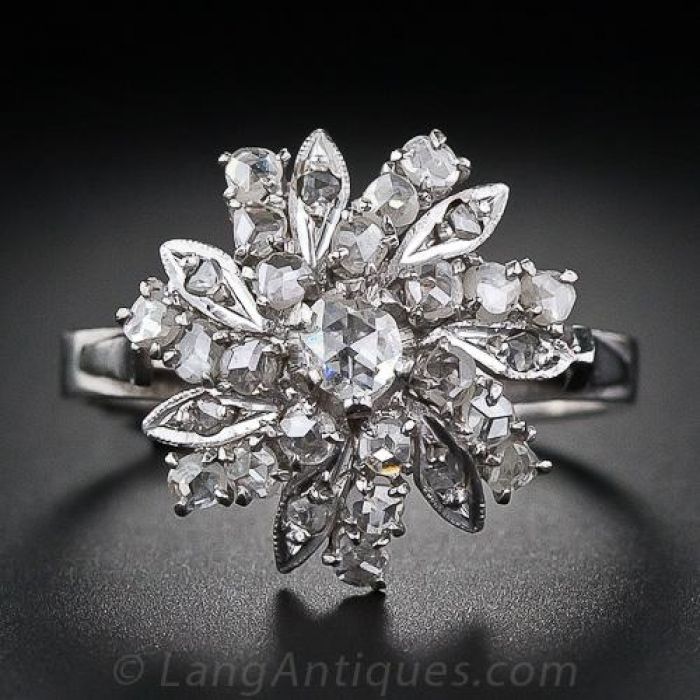 30 Oval Engagement Rings The Perfect Choice : Flower Double Oval Cut  Engagement Ring