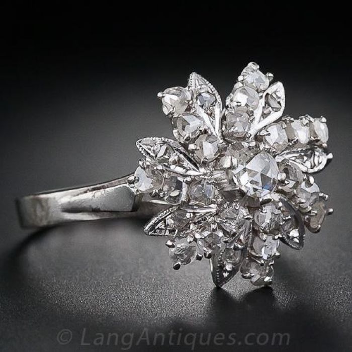 Complete .70 Carat Diamond Flower Engagement Ring – Reis-Nichols Jewelers