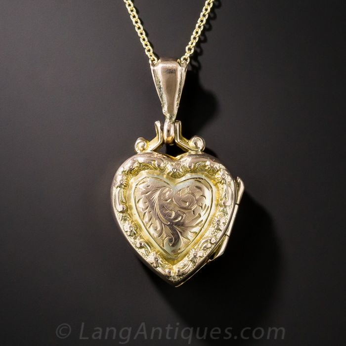 Victorian hot sale heart pendant
