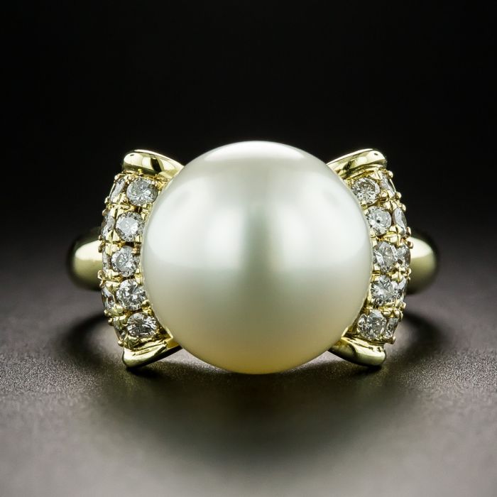 New 9ct White Gold Diamond Bow Ring, UK Size N